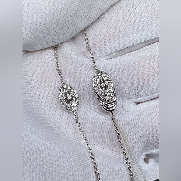 Adriana Orsini Elevate Cubic Zirconia Station Necklace - Picture 4 of 7